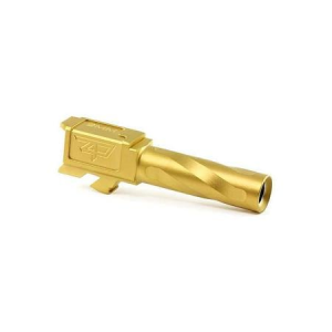 Zaffiri Precision Flush and Crown Barrel for Glock 19 Gen 1-4 (TiN)