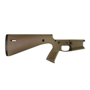 KE Arms KP-15 Polymer Stripped Lower Receiver with Stock (Flat Dark Earth)