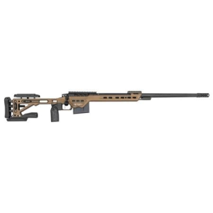 Masterpiece Arms 300 PRC Bolt-Action Precision Rifle with Burnt Bronze Finish and Black Barrel