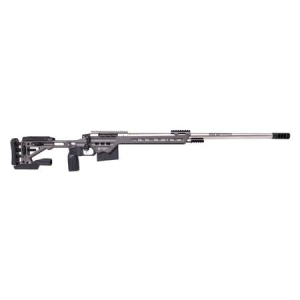 Masterpiece Arms 300 PRC Bolt Action Competition Rifle with Gunmetal Cerakote Finish and Polished Barrel