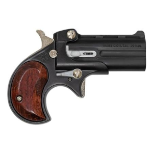 Cobra Enterprise Inc 22 WMR Derringer with Black Powder Coat Finish and Rosewood Grips