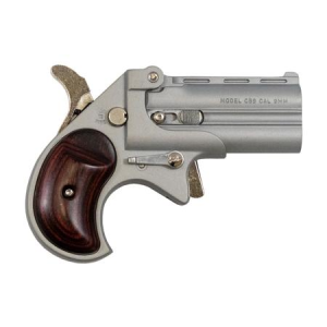 Cobra Enterprise Inc Big Bore 9mm Derringer with Satin Finish and Rosewood Grips