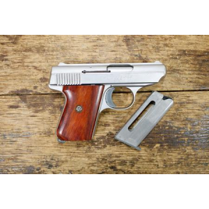 Bryco J-22 22 LR Police Trade-in Pistol Wood Grips