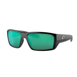 Costa Del Mar Fantail Pro with Black Frame and Green Mirror Lenses