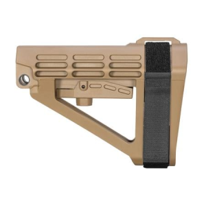SB Tactical SBA4 5-Position Adjustable Pistol Stabilizing Brace (Flat Dark Earth)