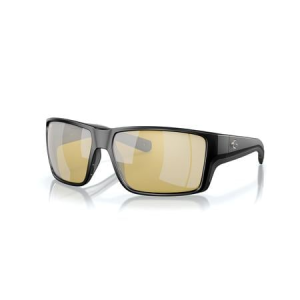Costa Del Mar Reefton Pro Sunglasses with Matte Black Frame and Sunrise Silver Lenses