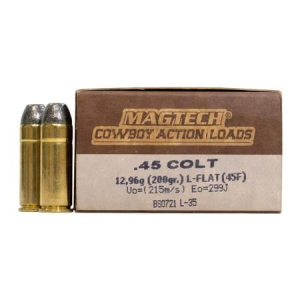 Magtech 45 Colt 200 gr Lead Flat Nose Cowboy Action 50/Box