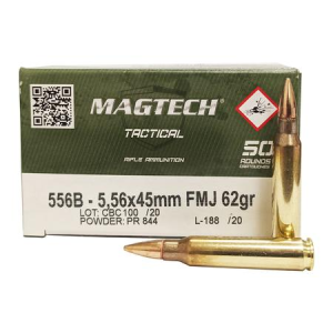 Magtech 5.56mm 62 gr FMJ Tactical 50/Box