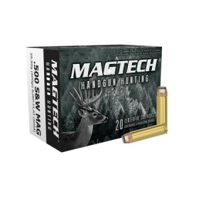 Magtech 500 SW 400GR Semi-Jacketed Soft Point-Flat 20/Box
