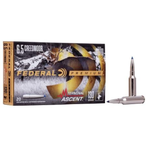Federal 6.5 Creedmoor 130 gr Terminal Ascent Bonded 20/Box