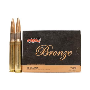 PMC 50 BMG 660 gr FMJ Boat Tail 10/Box