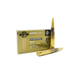 Ppu 50 BMG 725 gr FMJ Match Line 5/Box