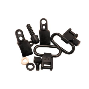 Grovtec Barrel Band Swivel Set Shotgun 1 Inch Black Steel