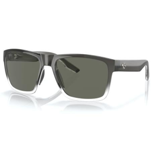Costa Del Mar Pauch XL Sunglasses with Fog Grey Frame and Gray Polarized Lenses