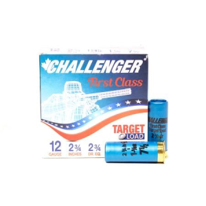 Challenger Ammo 12 Gauge 2 3/4 in 7.5 Shot Target Load First Class 25/Box