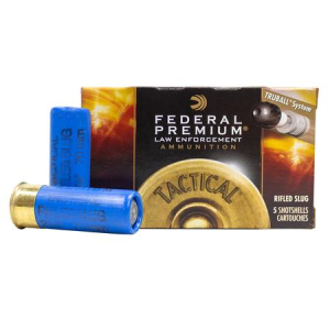 Federal 12 Gauge 2-3/4 Inch 1 oz Tactical Truball Rifled Slug 5/Box (New, Old Stock)