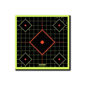 Kapow Adhesive Reactive 12in Sight-In Target 10-Pack