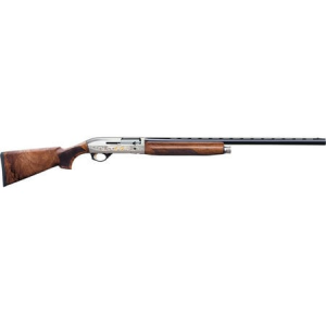 Benelli Montefeltro Silver 20 Gauge Semi-Auto Shotgun with AA-Grade Satin Walnut Stock