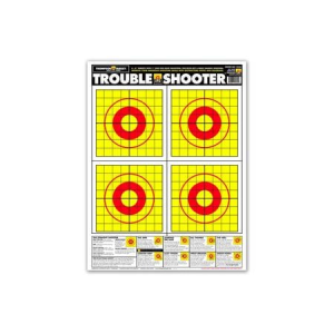 Thompson Target Trouble Shooter Handgun Diagnostic - 19x25 Inch Paper Shooting Targets