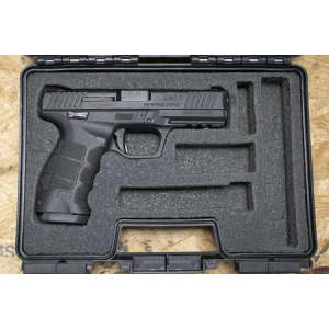 Sarsilmaz SAR9 9mm Police Trade-In Pistol with Ambidextrous Safety and Case