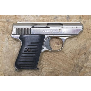 Jennings J-22 22LR Police Trade-In Pistol with Nickel Finish