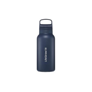 Lifestraw 1L GO Stainless Steel Water Bottle with Filter - Aegean Sea
