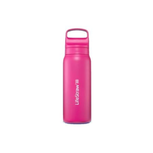 Lifestraw 24 oz GO Stainless Steel Water Bottle with Filter - Orchid Pink