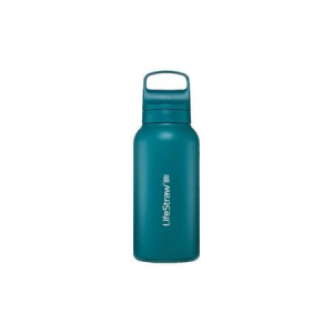Lifestraw 1L GO Stainless Steel Water Bottle with Filter - Laguna Teal