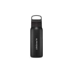 Lifestraw 24 oz GO Stainless Steel Water Bottle with Filter - Nordic Noir