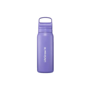 Lifestraw 24 oz GO Stainless Steel Water Bottle with Filter - Thistle Purple