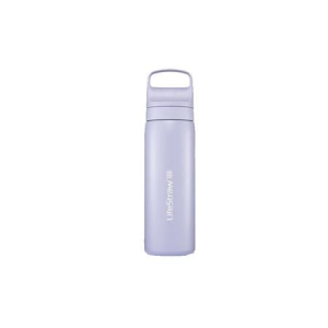 Lifestraw 18 oz GO Stainless Steel Water Bottle with Filter - Provence Purple