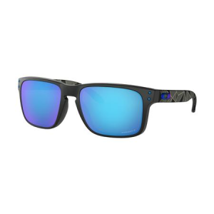 Oakley Holbrook Sunglasses with Matte Black Prizmatic Frame and Prizm Sapphire Polarized Lenses