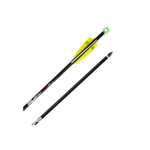 Ten Point Lighted Pro Elite 400 Carbon Crossbow Arrows, 3 Arrows