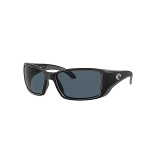 Costa Del Mar Blackfin Sunglasses - Matte Black with Gray Lenses