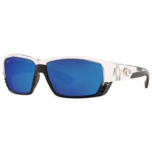 Costa Del Mar Tuna Alley with Crystal Frame and Blue Mirror Lenses