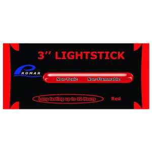 American Maple 3 Inch Light Glow Stick- Red