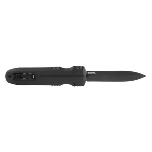 Sog Specialty Knives Pentagon OTF Blackout Automatic Knife with Dynamic Locking System