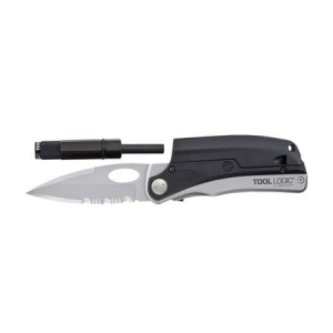 Sog Specialty Knives Tool Logic SLPro Silver-Fire Folding Knife