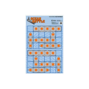 Action Targets Action Target GSOCEAN100 Entertainment Ships Paper Hanging 23" x 35" Blue/Red 100 Per Box