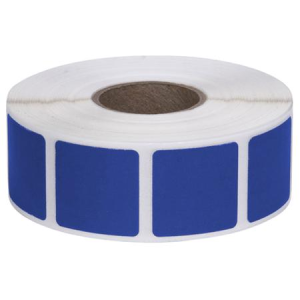 Action Targets Action Target PASTTXBL Pasters Blue Adhesive Paper 7/8" 1000 Per Roll
