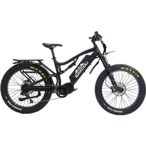 Bakcou E-bikes Storm 25 Large Matte Black 19" w/Stand Over Height of 30.50" Frame