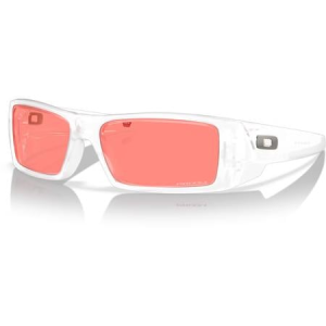 Oakley Gascan Sunglasses with Matte Clear Frames and Prizm Peach Lenses
