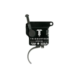 Triggertech Special Single-Stage Traditional Curved Trigger with 1-3.50 lbs Draw Weight for Remington 700 Right