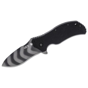 Zero Tolerance Folder G-10 Stainless Steel Blade with Tiger Stripes