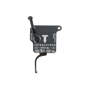 Triggertech Special Two-Stage Flat Trigger with 1-3.50 lbs Draw Weight & Matte Gray w/Black Parts Finish for Remington 700 Right