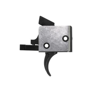 Cmc Triggers Drop-In Single-Stage Curved Trigger w/ 5-5.50 lbs Draw Weight & Black/Silver Finish
