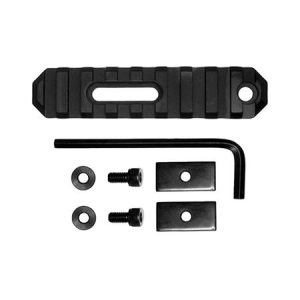 Grovtec 3.8 Inch 9 Slot Stock AR Black Anodized