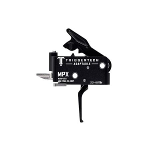 Triggertech Adaptable Two-Stage Flat Trigger with 3.50-6 lbs Draw Weight & Black PVD Finish for Sig MPX