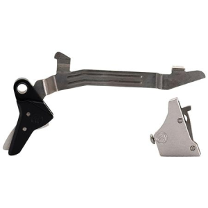 Timney Alpha Competition 45 ACP/10mm Auto, Silver Straight Trigger, Compatible w/Glock Gen3-4