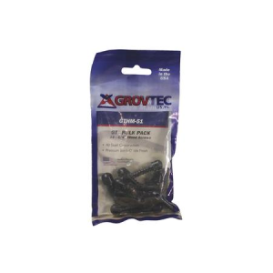 Grovtec Wood Screw Swivel Studs 0.75" 12-Pack Black